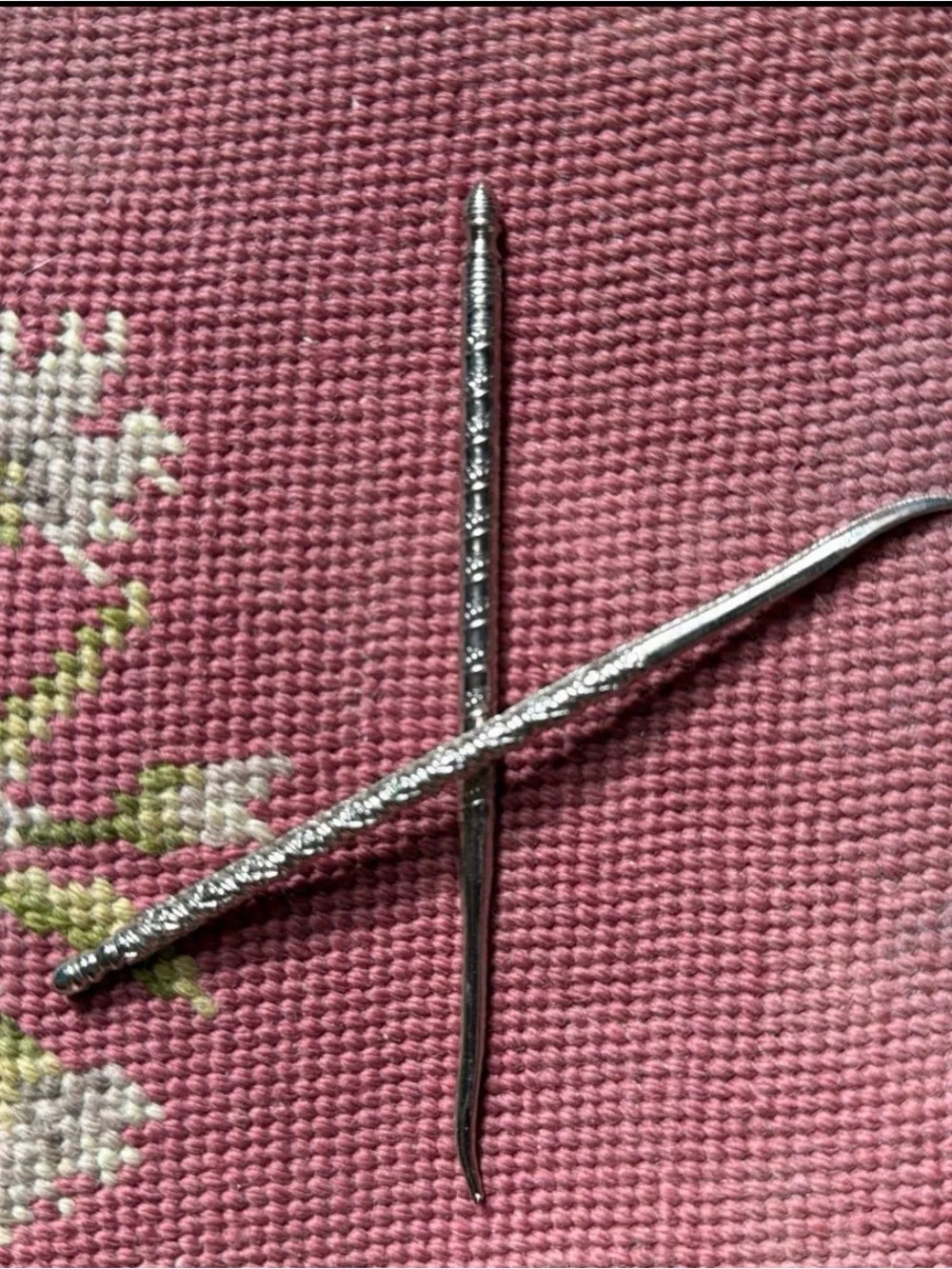 Vintage Silver Hair Sectioning and Styling Clips Set